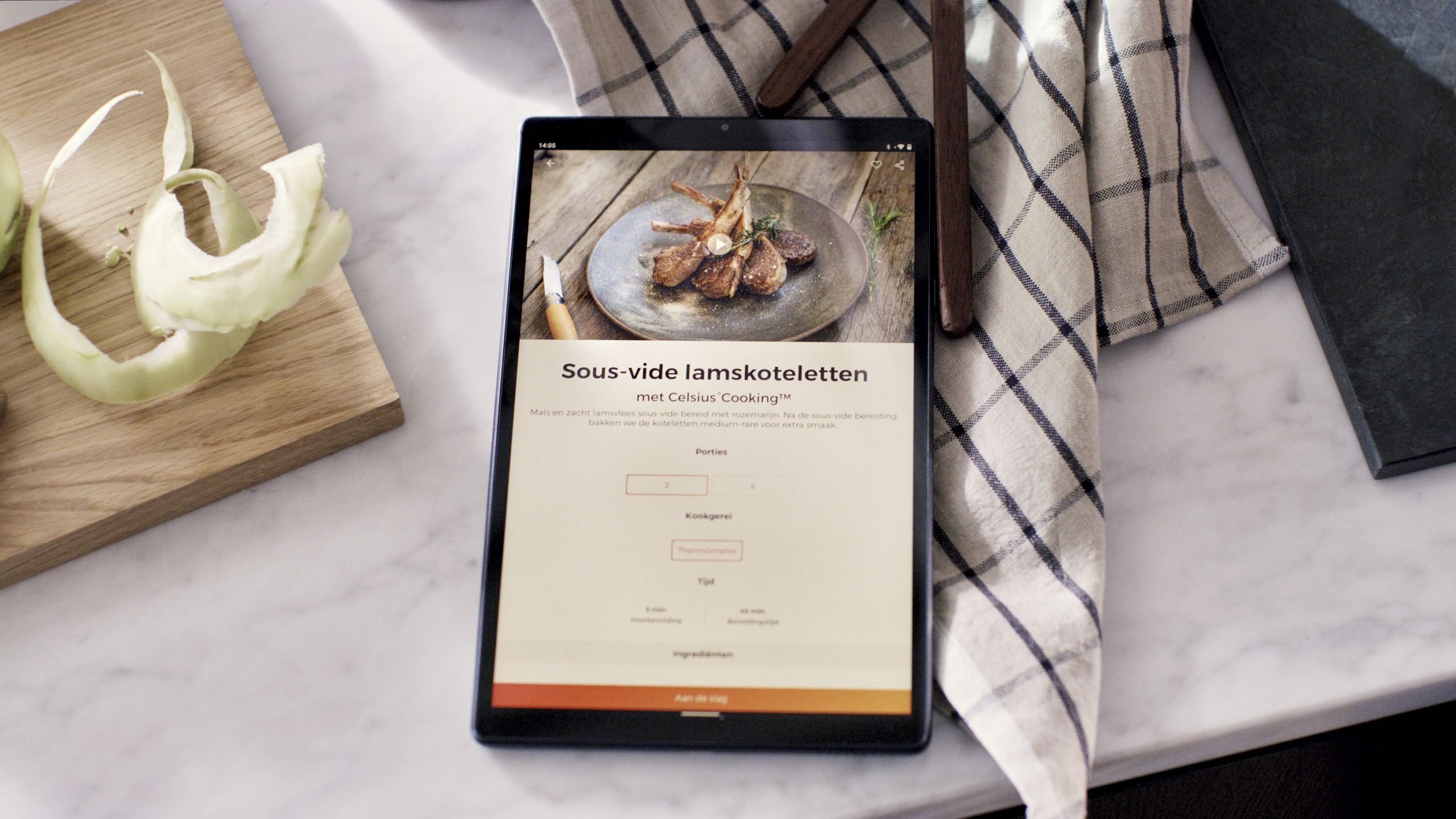 ATAG Celsius Cooking ipad