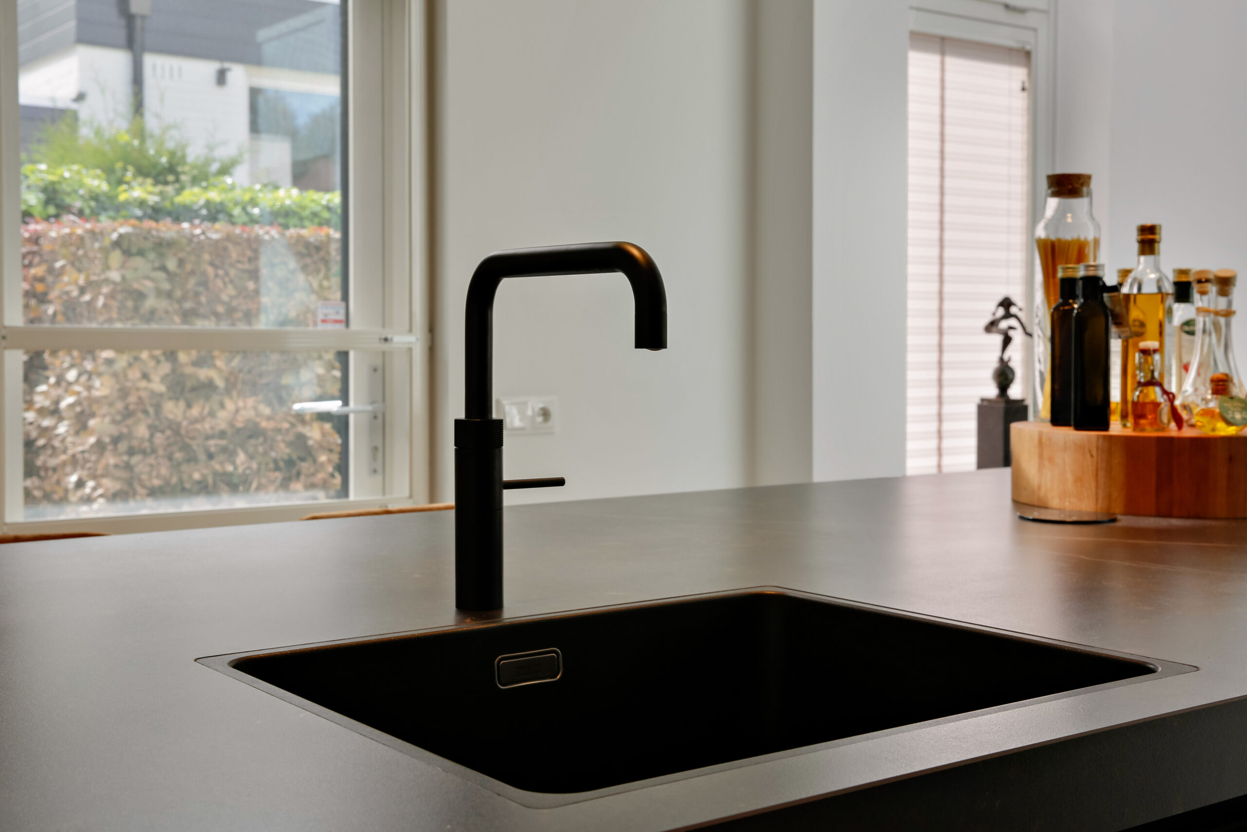 Quooker kraan grijze keuken