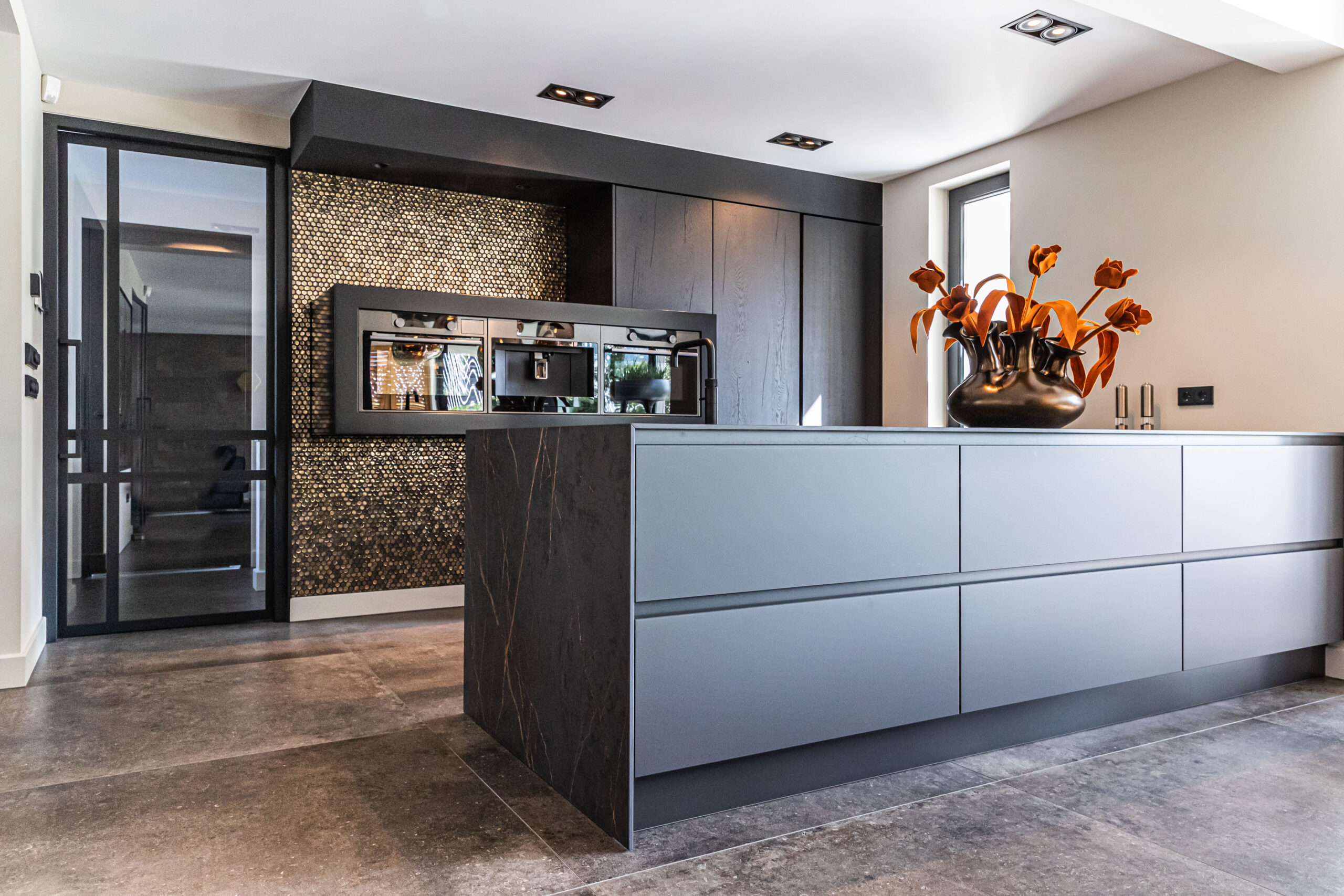 luxe keuken met kookeiland