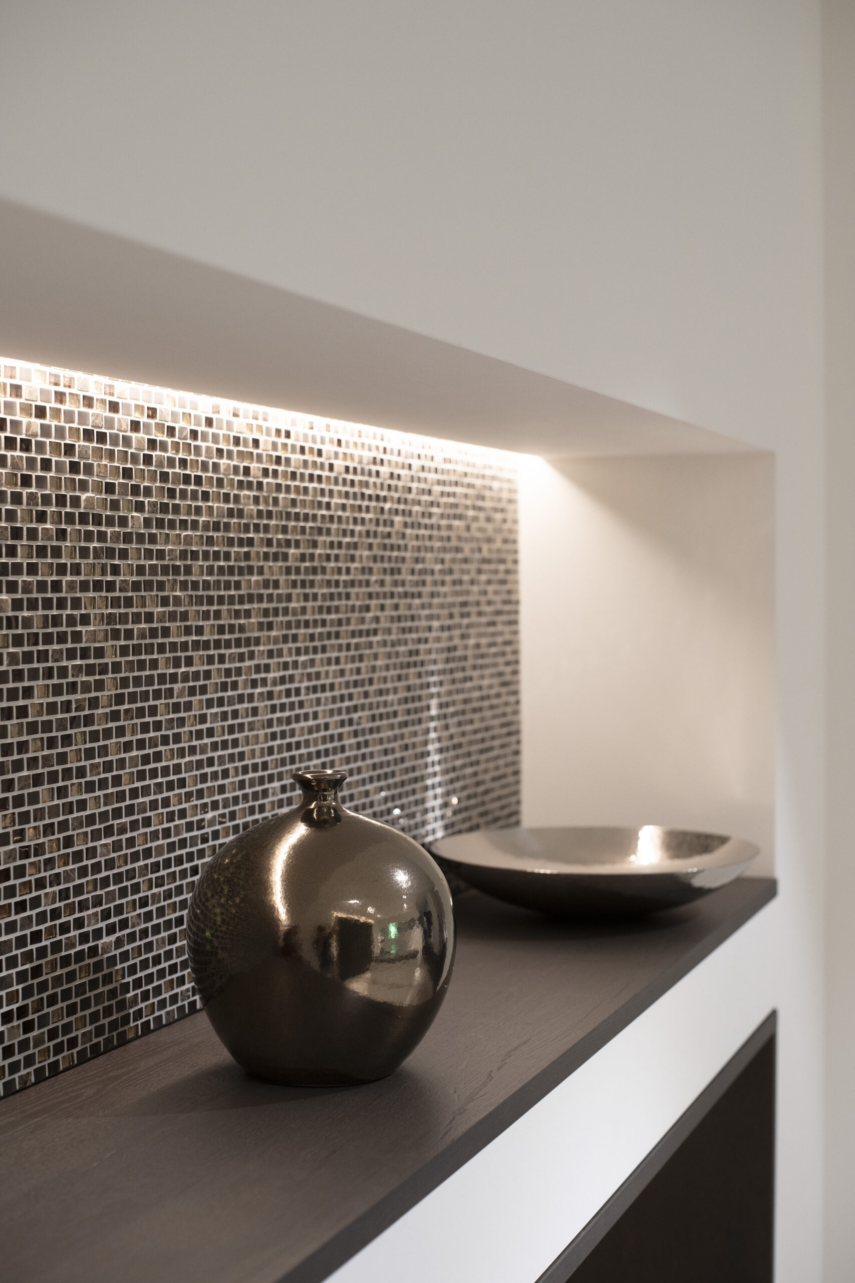 Showroomkeuken 19 met mozaïek