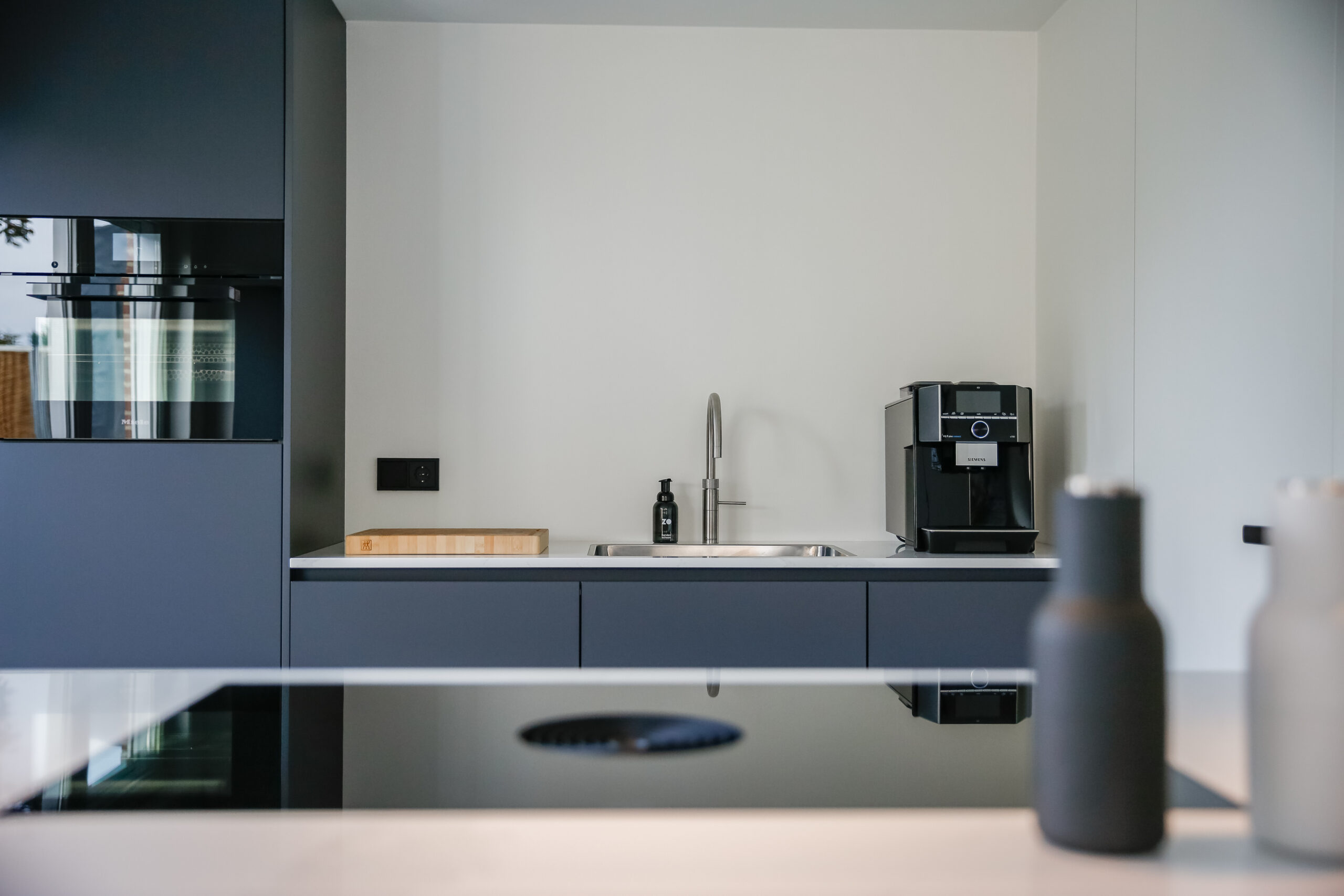 U-keuken met schiereiland